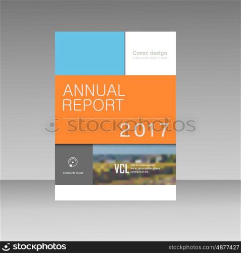 Cover design for Annual Report, Catalog or Magazine, Book or Brochure, Booklet or flyer. Creative vector concept.