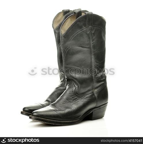 cowboy black boots