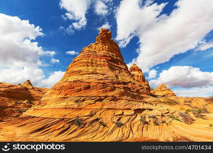 Coyote Buttes of the Vermillion Cliffs Wilderness Area, Utah and Arizona