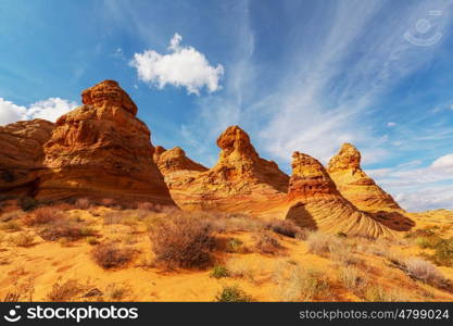 Coyote Buttes of the Vermillion Cliffs Wilderness Area, Utah and Arizona