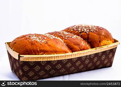 Cozonac, Kozunak or babka is a type of sweet leavened bread, traditional to Romania and Bulgaria