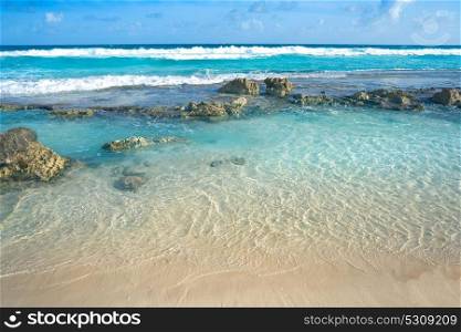 Cozumel east island beach in Riviera Maya of Mayan Mexico