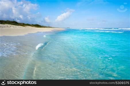 Cozumel island San Martin beach in Riviera Maya of Mayan Mexico