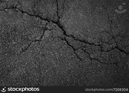 Crack asphalt texture background