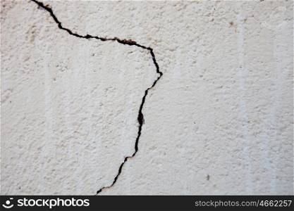 Crack in outer wall. Photo for wallpaper