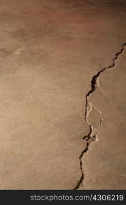 Cracked concrete