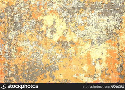 cracked grunge old painted wall background