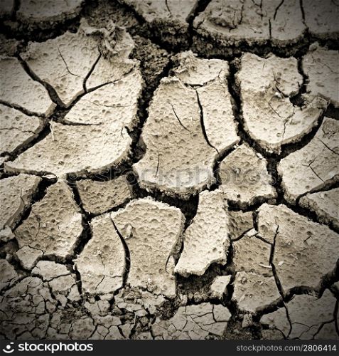cracked soil abstract background
