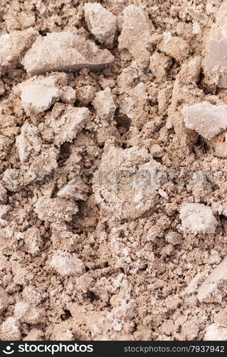 cracked texture of sand, soil cover