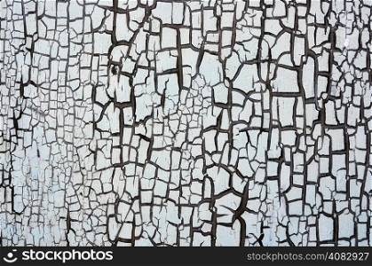 cracked white paint on wood texture pattern background