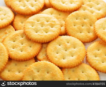 crackers , close up shot for background