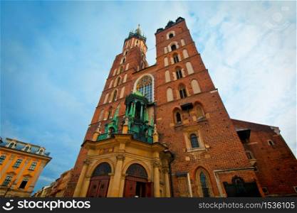 Cracow, Poland. St. Mary?s Basilica.