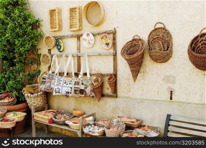 Craft product at a market stall, Siena Province, Tuscany, Italy
