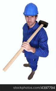 Craftsman with hammer