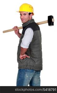 Craftsman with shoulder harness