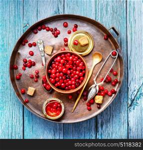 cranberries in bowl
