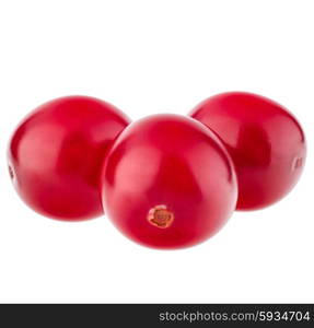 cranberry isolated on white background cutout