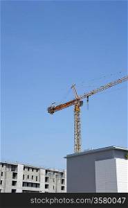 Crane dominating the skyline