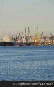Cranes at a port