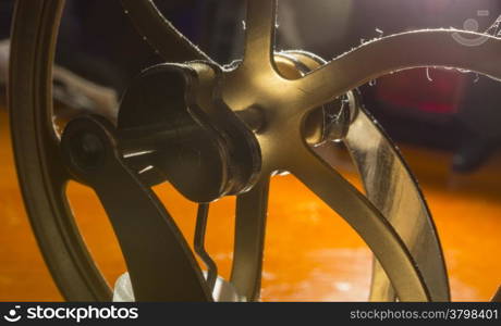 crank shafts and pulleys of machinery in bronze wheels