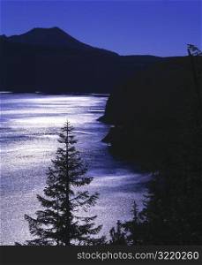 Crater Lake at Twilight