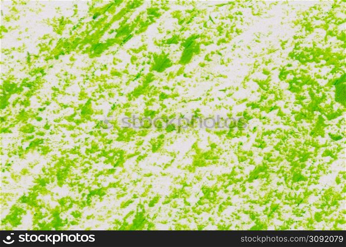 crayon hand drawing green texture for background