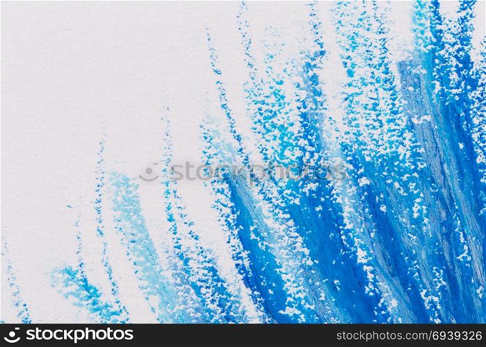 crayons blue frame texture background close up shot
