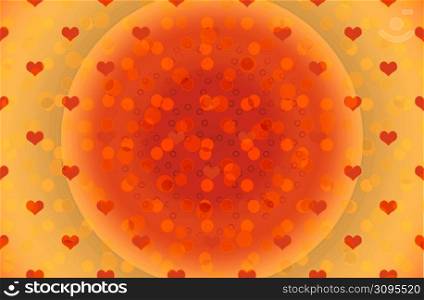 Creative abstract heart pattern background texture