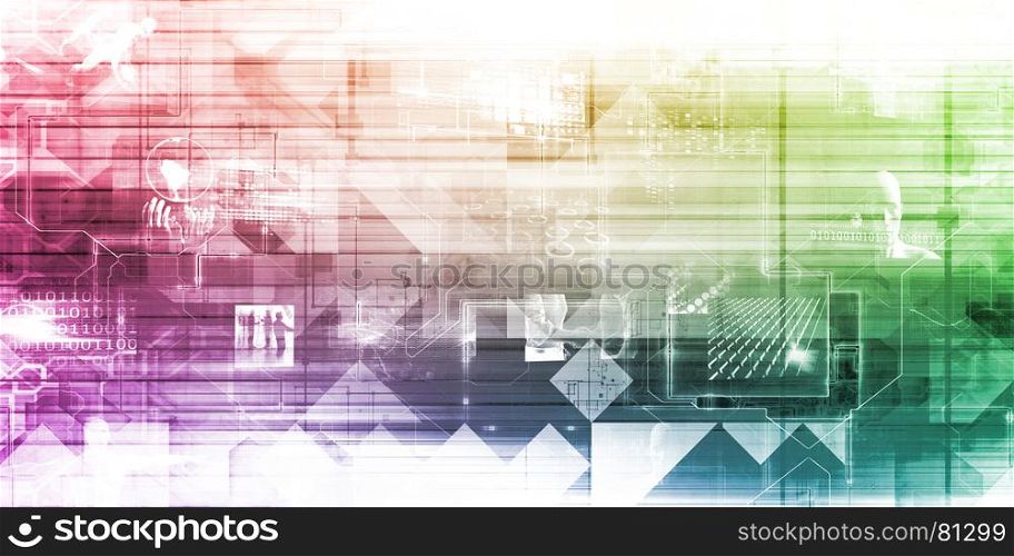 Creative Abstract with Business Concept of Idea. Creative Abstract