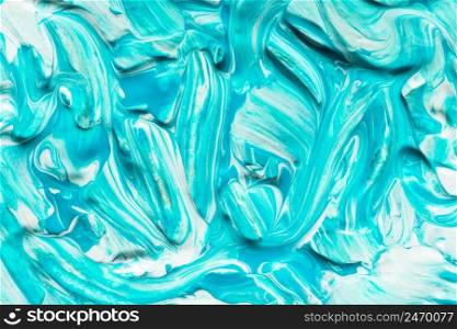 creative blue colored paint surface
