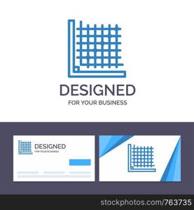 Creative Business Card and Logo template Color, Correction, Edit, Form, Grid Vector Illustration