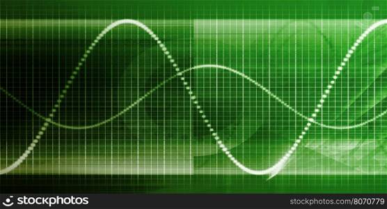 Creative Chart Line Graph Abstract Background with Tech Theme. Creative Chart