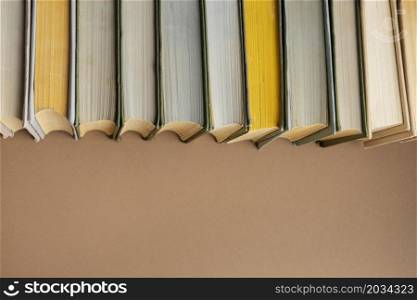 creative composition with different books