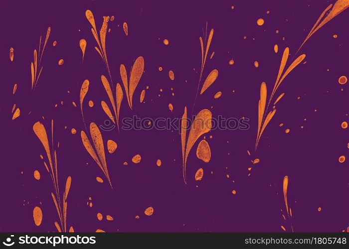 Creative ebru art background with abstract paint. Marbling texture floral patterns