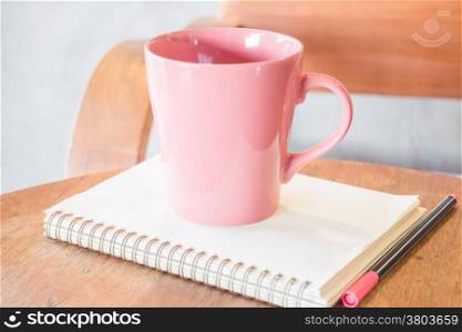 Creative freelance work table with coffee, stock photo