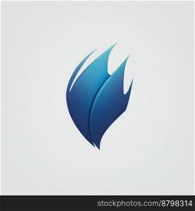 Creative isolated professional company or product logo, icon 3d illustrated