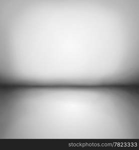 Creative technological background. Inside an empty room