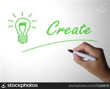 Creative thinking concept icon means inventive or original artwork. An authentic and inspiring person with imagination - 3d illustration