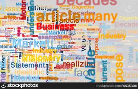 Creative word cloud. Background conceptual image with different business words
