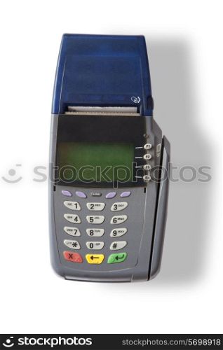 Credit and debit card swipe machine