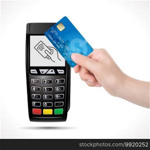 Credit card payment, buy and sell products   service concept