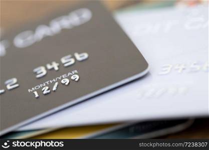 Credit cards for shopping in department stores