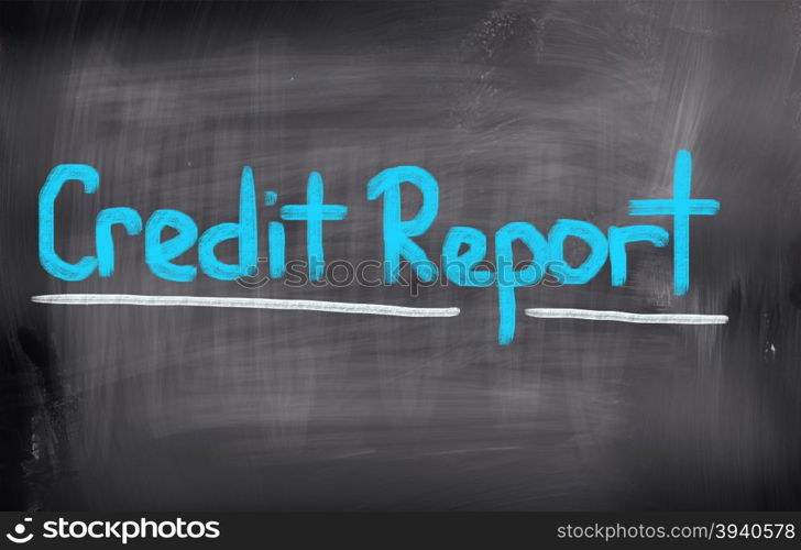 Credit Report Concept