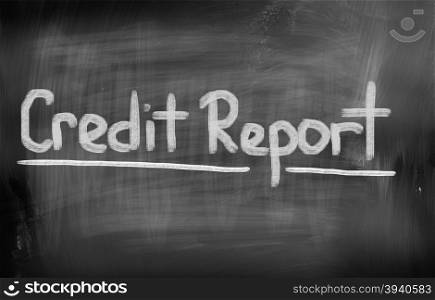 Credit Report Concept