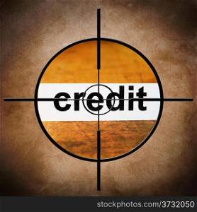 Credit target