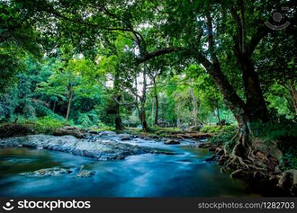 creek of klong lan water fall national park thailand