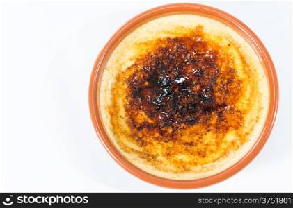 Creme Brulee is typical dessert for the land of Catalonia