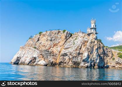 Crimean Cape and the Swallow Nest Castle, beautiful sea view.,. Crimean Cape and the Swallow Nest Castle, beautiful sea view.