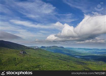 Crimean mountains in summer season