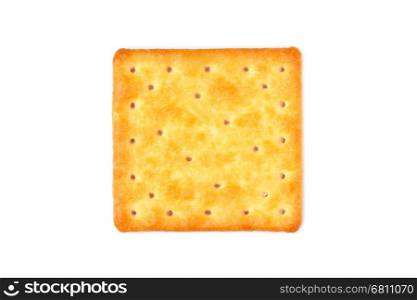 Crispy Biscuit isolated on white background